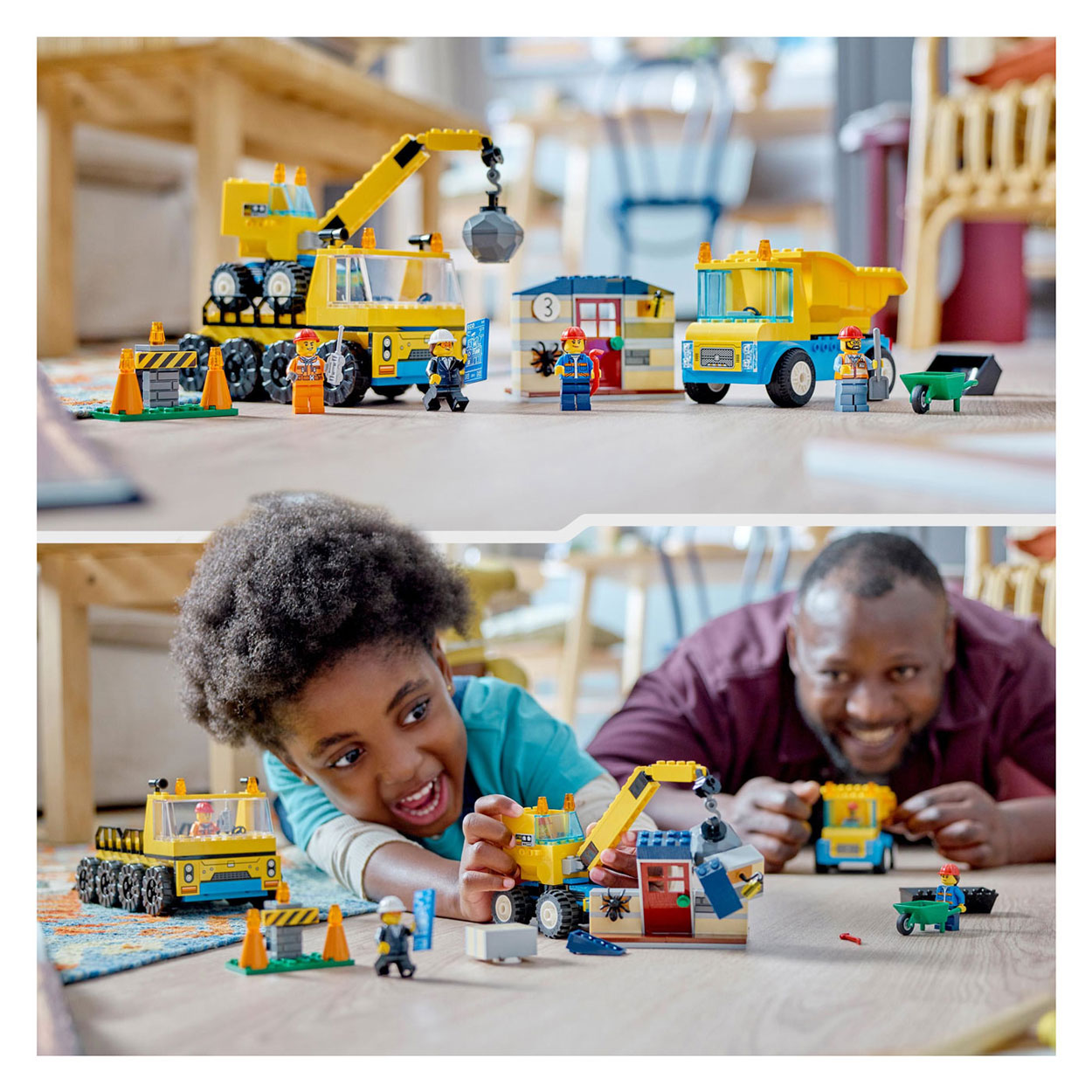 LEGO City 60391 Kiepwagen, Bouwtruck en Sloopkraan