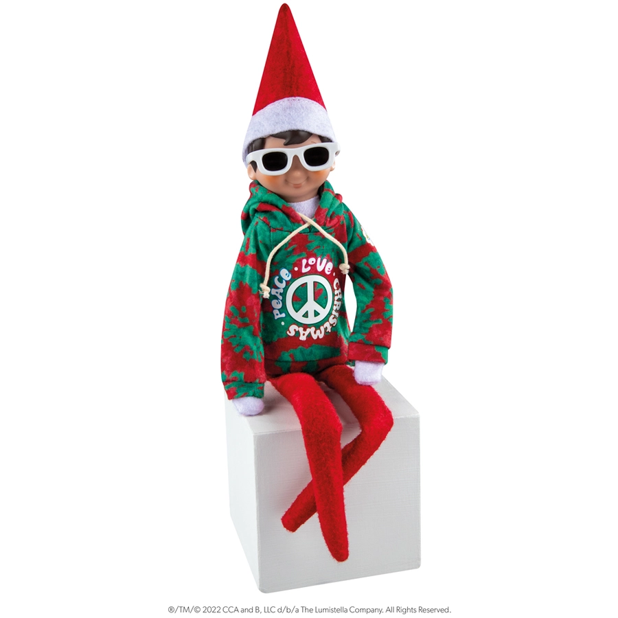 Elf on the Shelf The Elf on the Shelf® Elf Outfit - Love & Peace Hoodie Mehrfarbig
