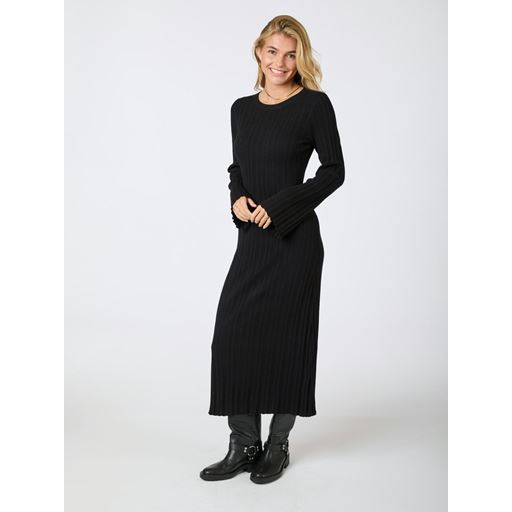 Neo Noir Eris Strikkjole, Black, 42
