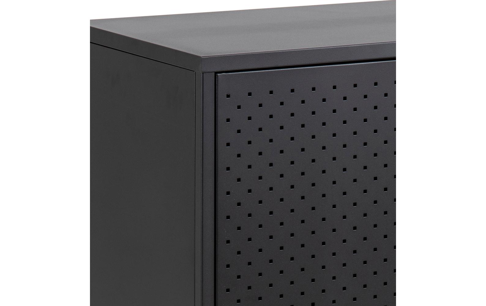 Sideboard Newton 82 x 40 x 80 cm, Schwarz<br>Kommode