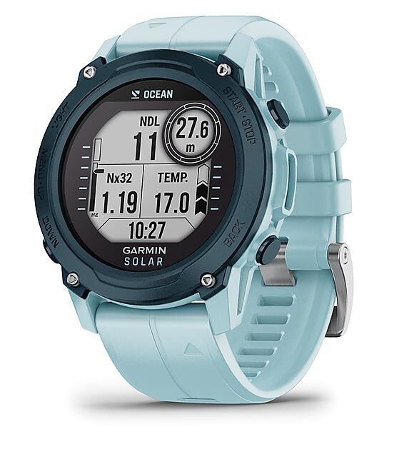 GARMIN - ORDINATEUR DE PLONGEE DESCENT G1 SOLAR OCEAN EDIT