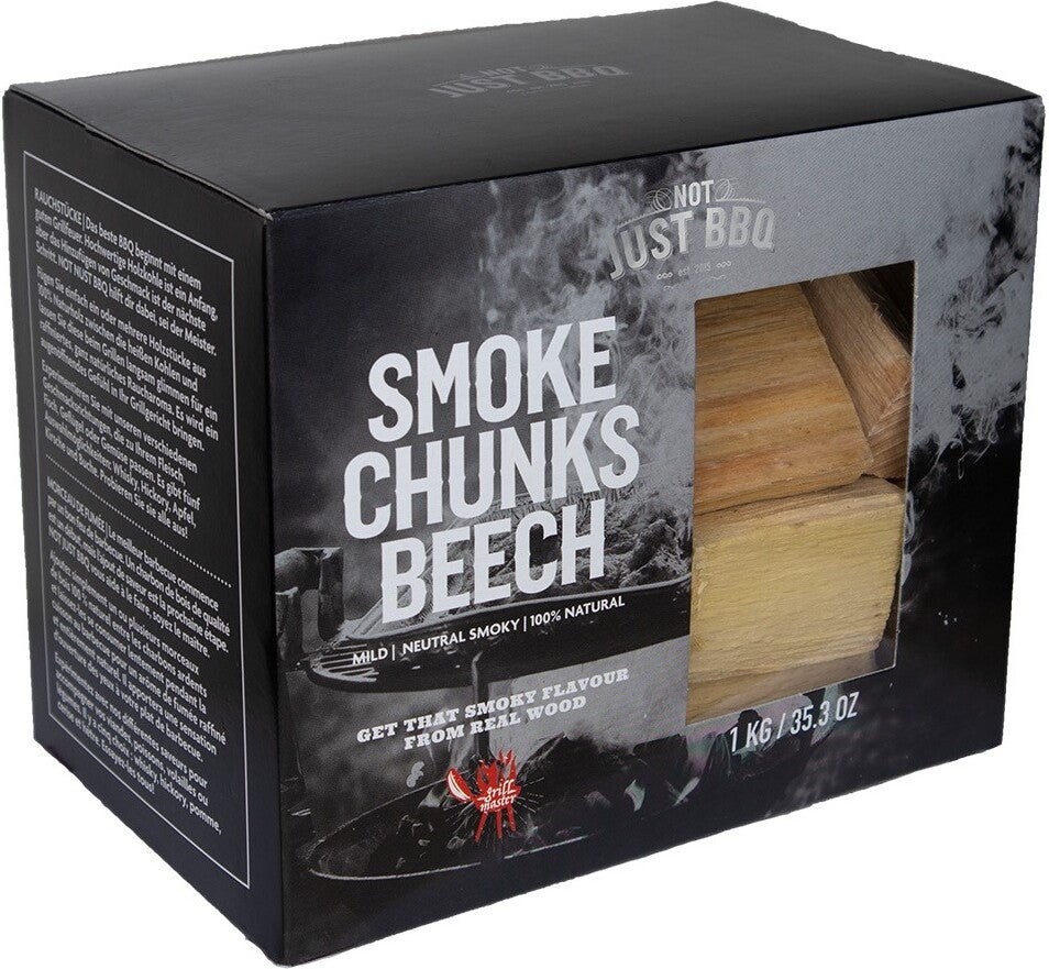 Not Just BBQ rookhout chunks Beech 1 kg
