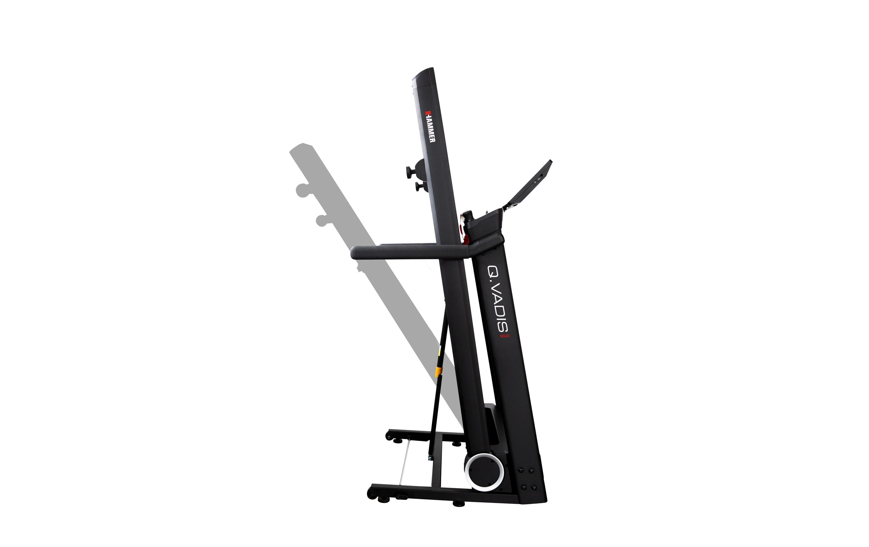 Laufband Q. Vadis 10.0<br>Modernes Laufband mit integriertem Display