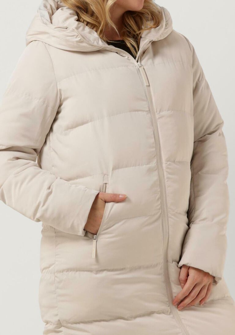 CIRCLE OF TRUST ecru circle of trust gewatteerde jas vita coat
