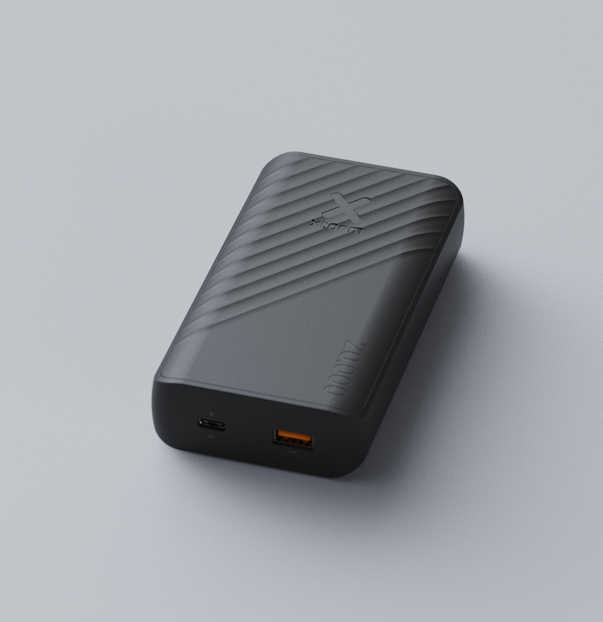 (15W) 20000mAh Go2 Series USB C / USB A Powerbank Fast Charge Ladegerät (XG2201) - Charcoal Black