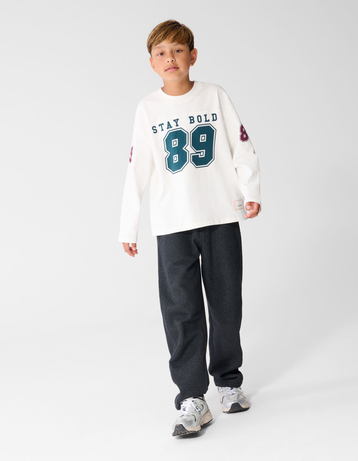 89 Artwork Sport Longsleeve Wit