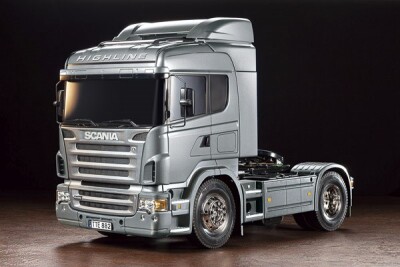 Tamiya - Rc Scania R470 Silver Edition Fjernstyret Lastbil Byggesæt - 1:14 - 56364