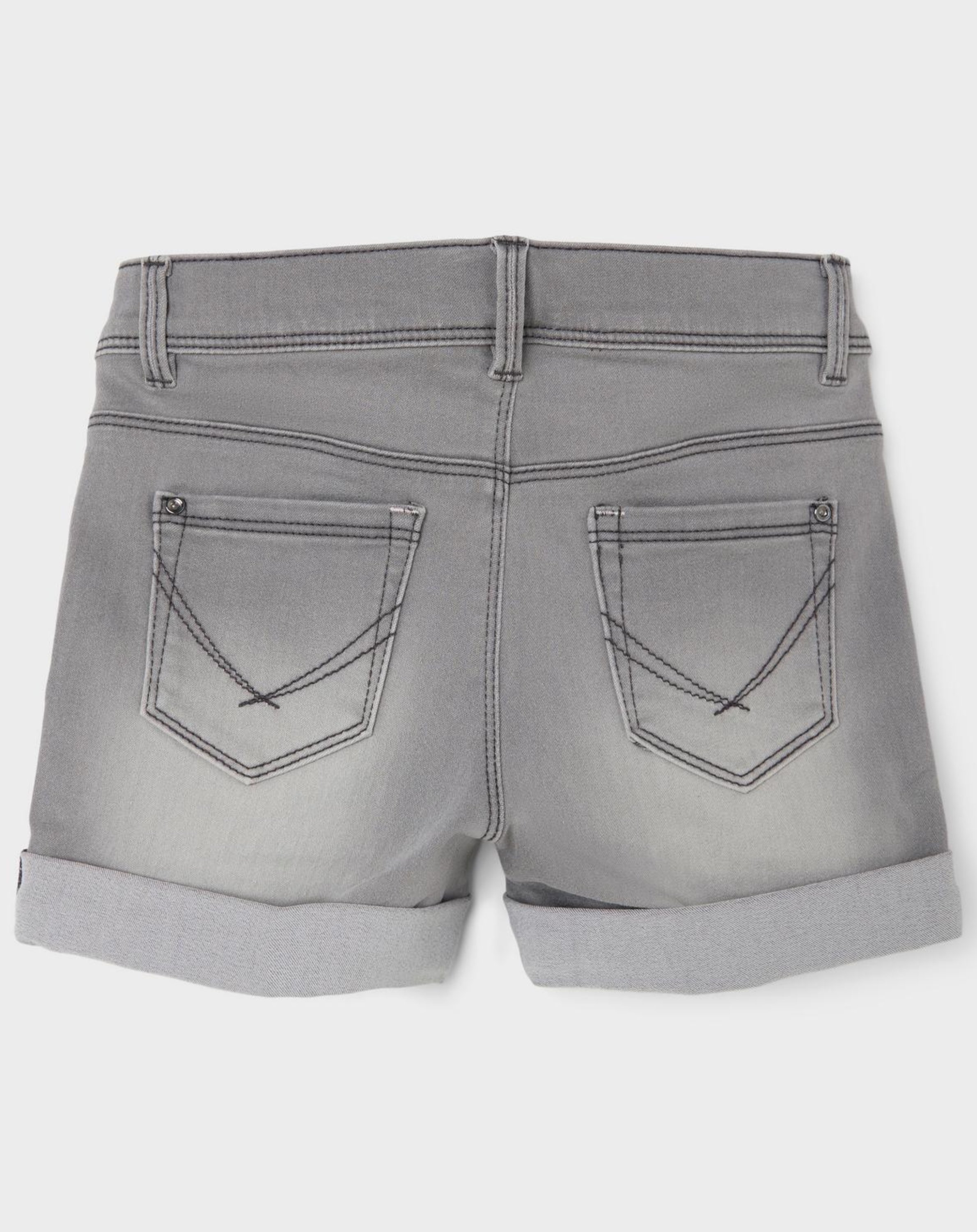 Jeans-Shorts NKFSALLI DNMTASI in medium grey denim
