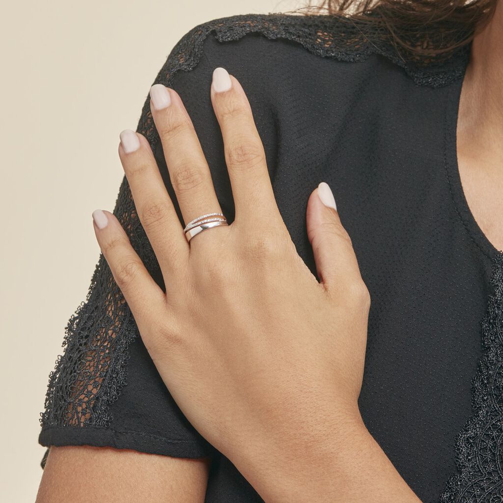 Bague Angele Or Blanc Diamant