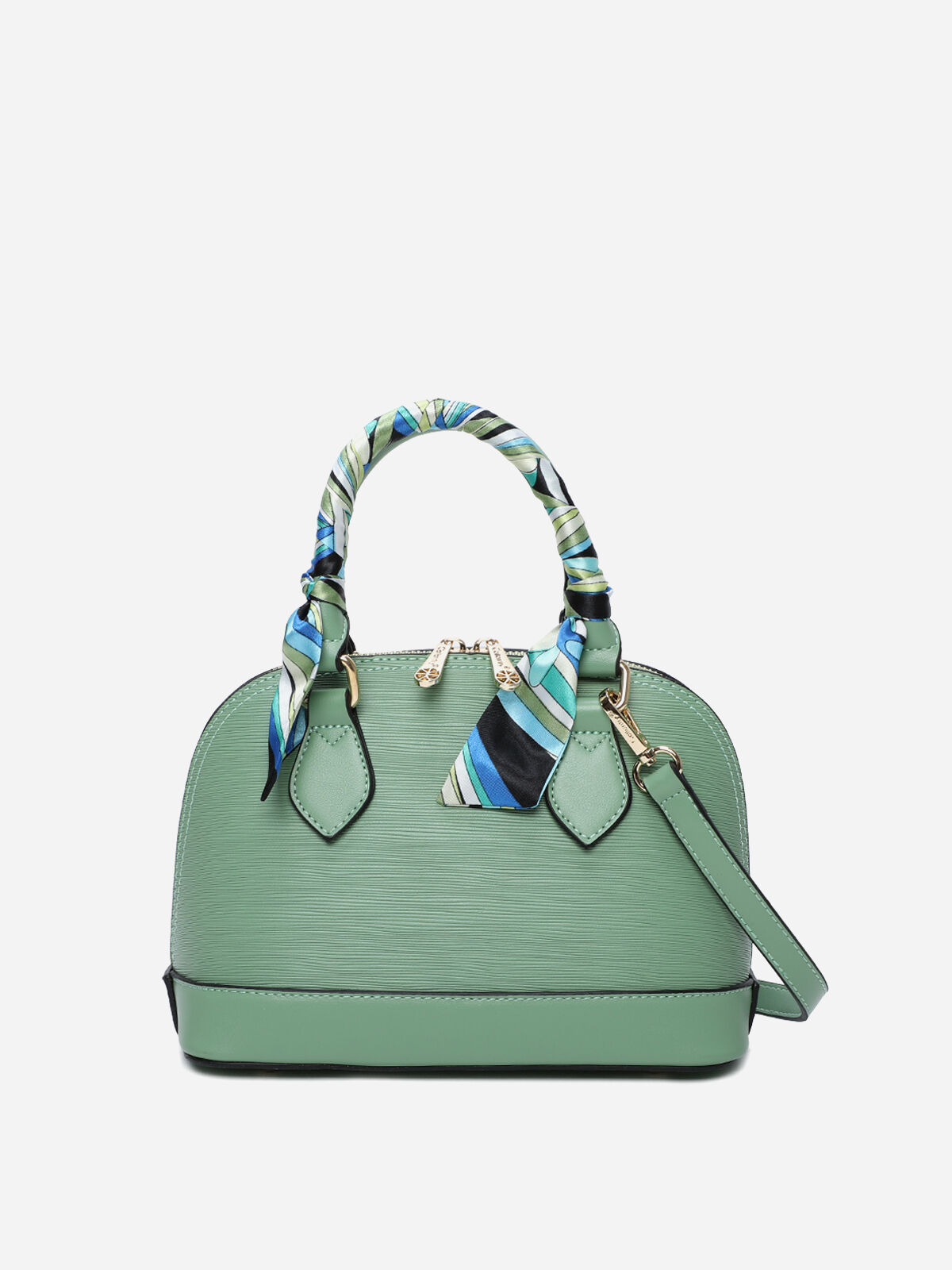 Petit sac à main avec ruban- Vert