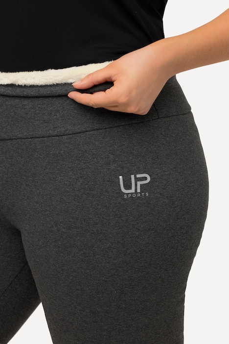 Leggings, Webfellfutter, extrawarm, High Waist