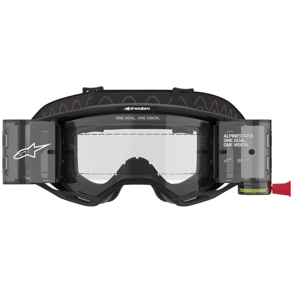 Alpinestars - Masque Vision 8 Corp Roll-Off Noir / Blanc / Transparent