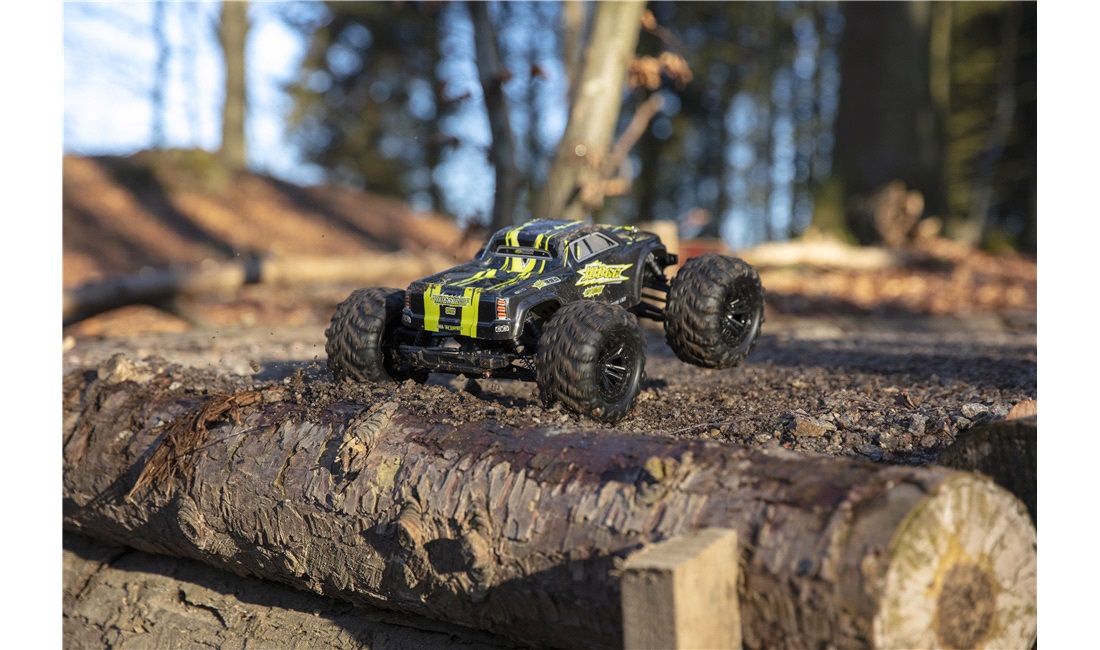 Fjernstyret bil 40 km/t Monster Truck 4WD Li-Po 2S 7.4V-1600mAh