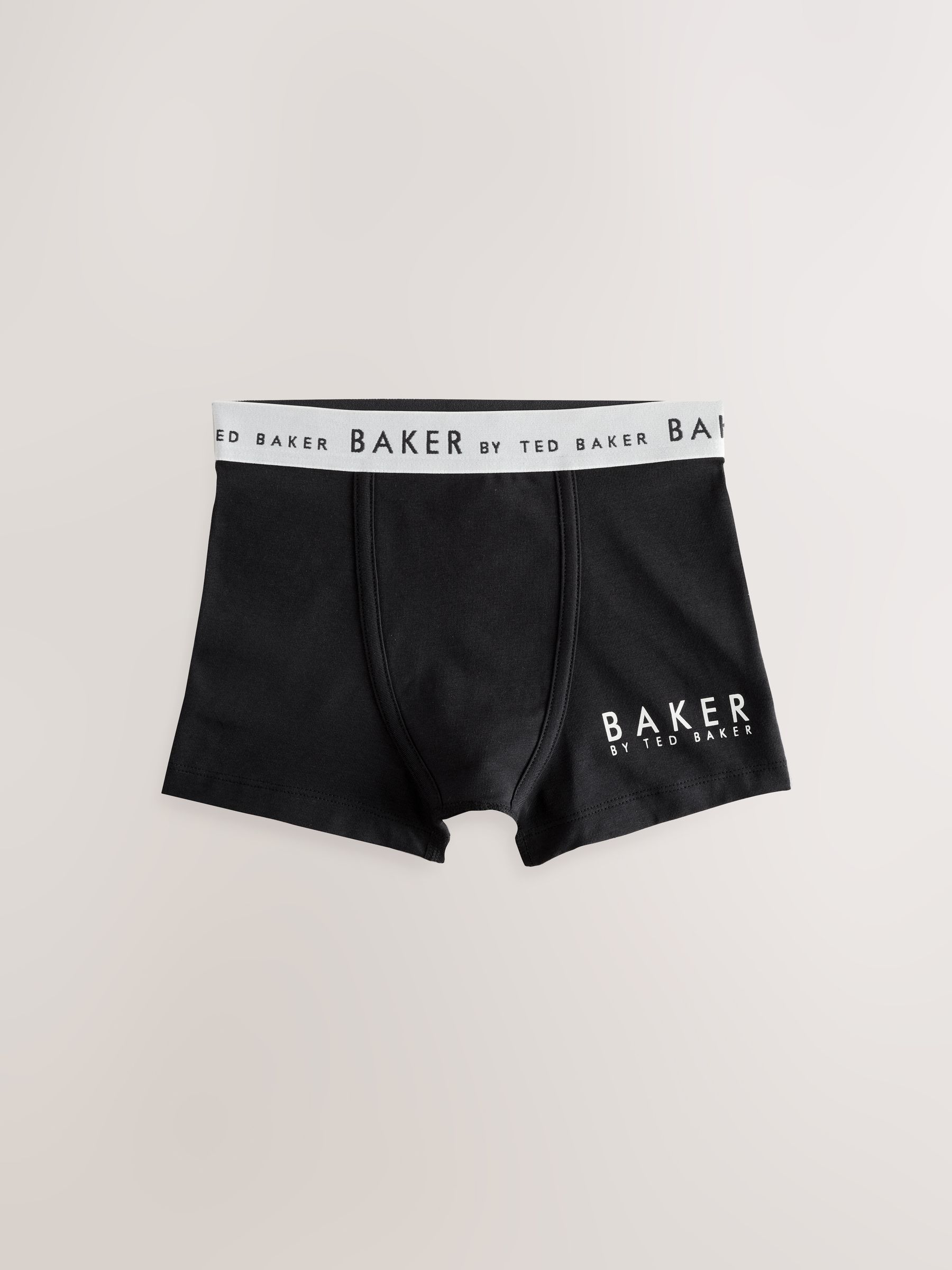 Zwart - Baker by Ted Baker jongens boxershorts verpakking van 5