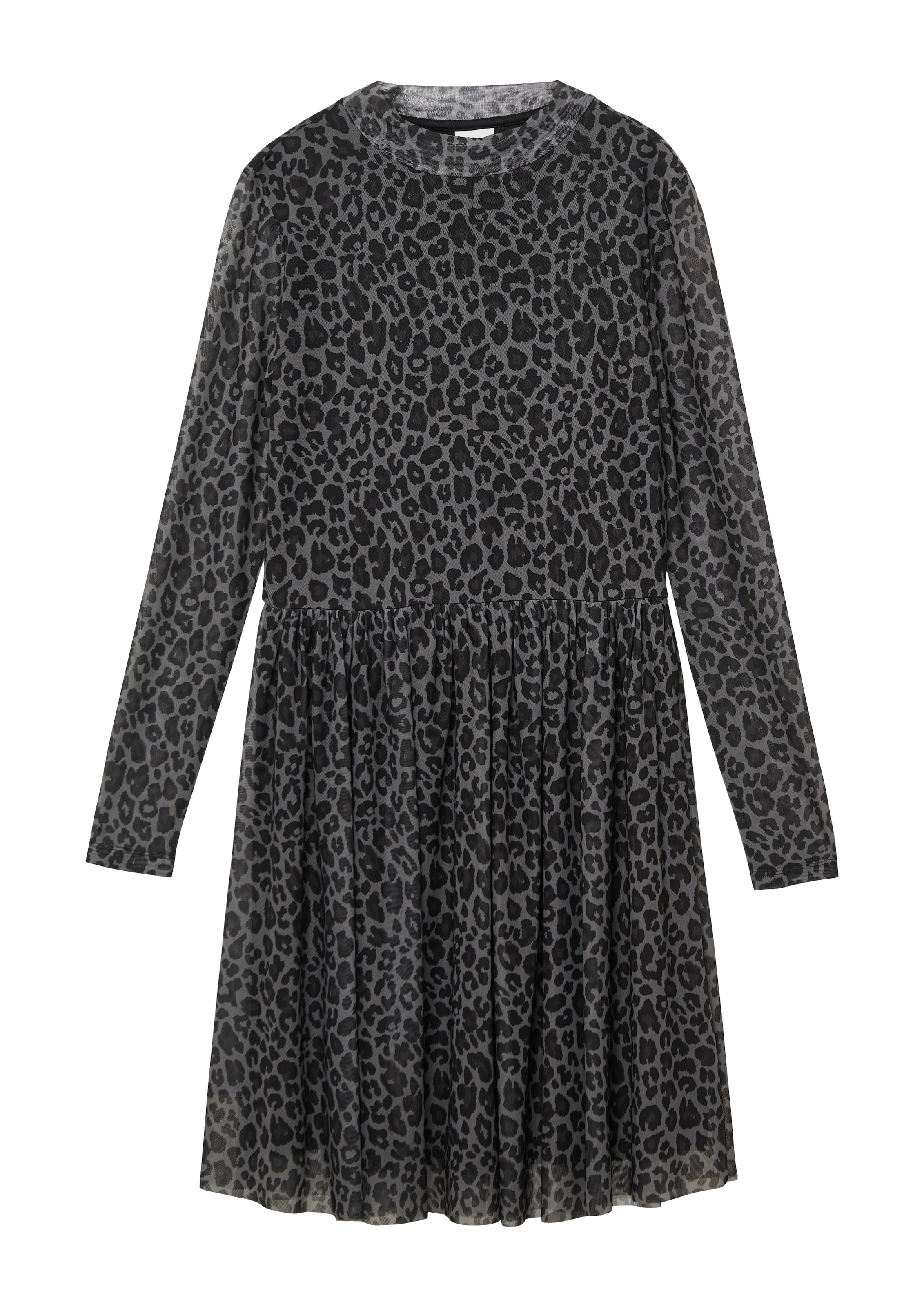 s.Oliver Junior Meshkleid Ohne Taschen mit blickdichtem Futter und All-Over-Print, für Girls