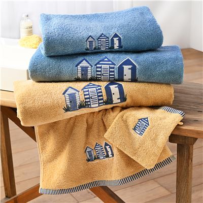 Linge de toilette brodé - 500 g/m² - BECQUET CRÉATION