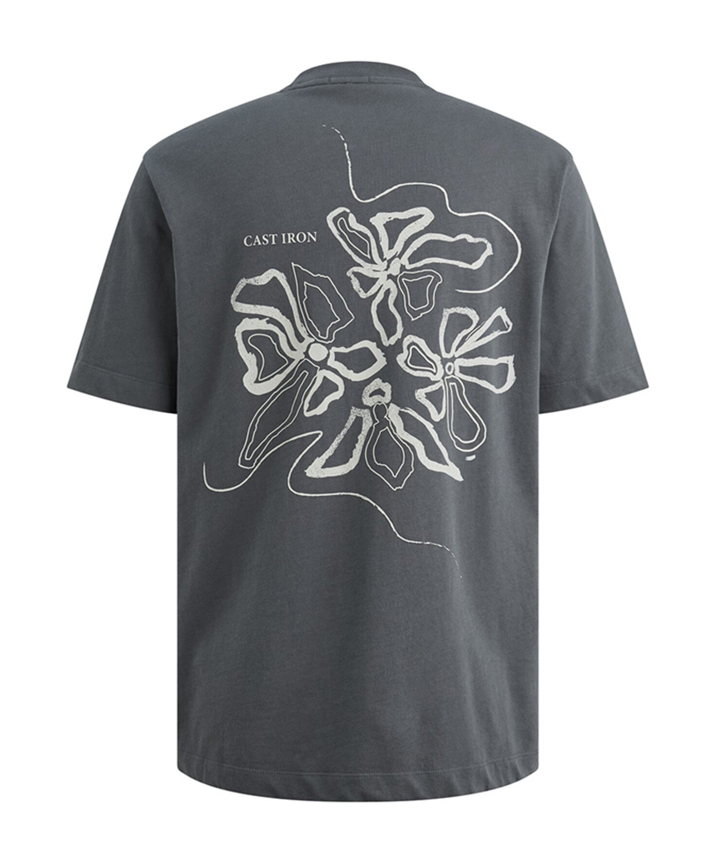 Cast Iron Heren T-shirt grijs