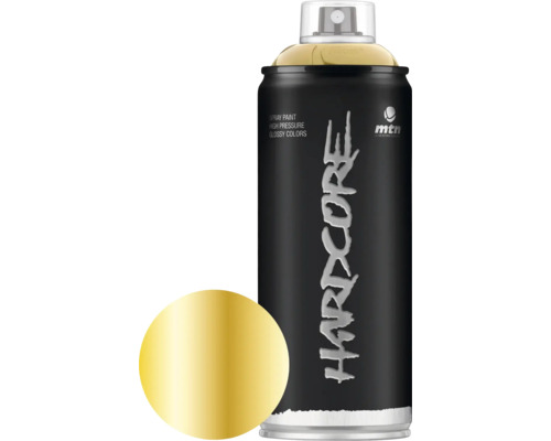 MTN Montana Hardcore Spuitverf Metallic Goud 400 ml