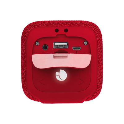 NGS Roller Coaster - mini enceinte waterprof sans fil - bluetooth - rouge