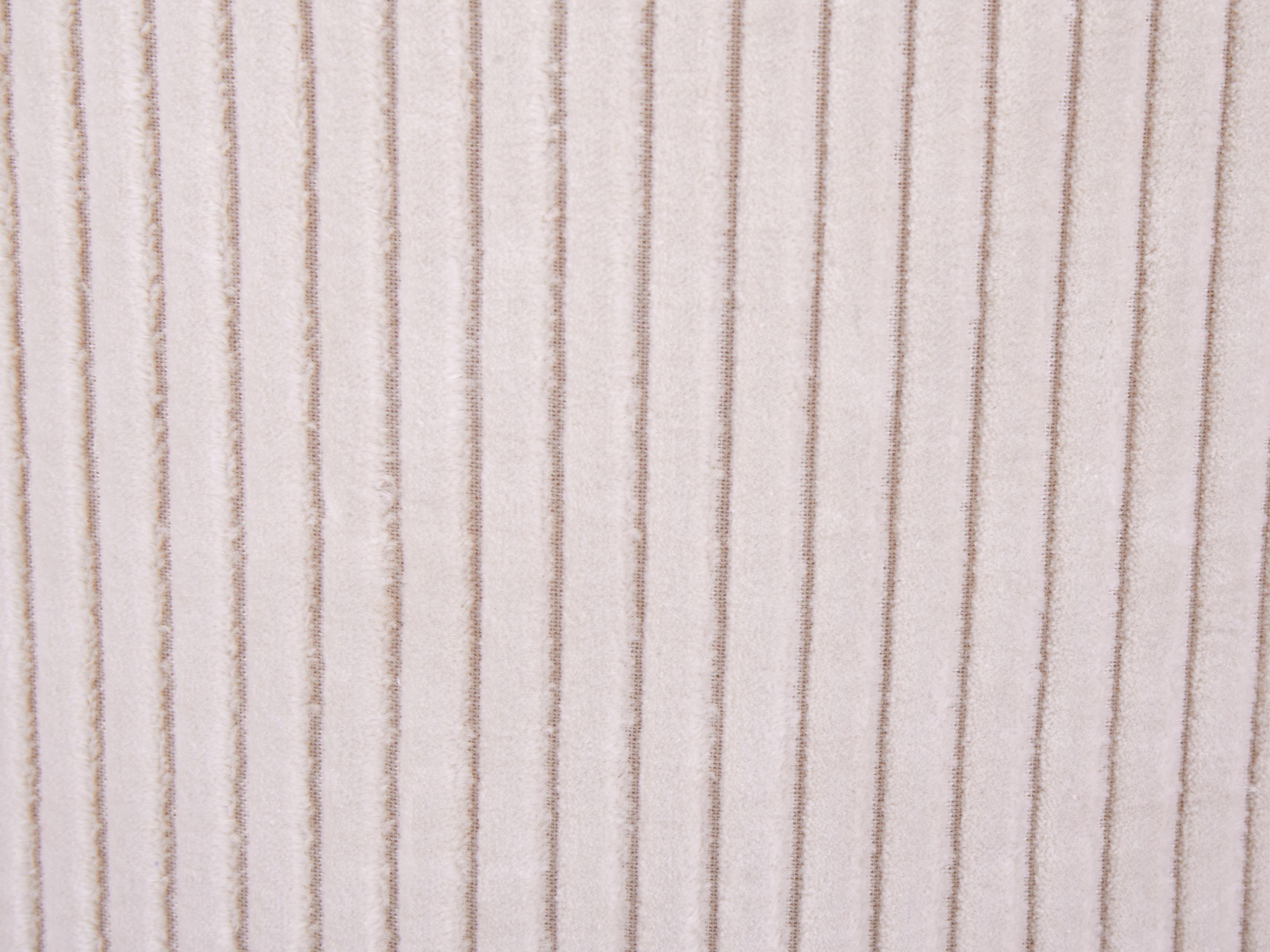 Poef ZIKRIA Fluweel Lichtbeige