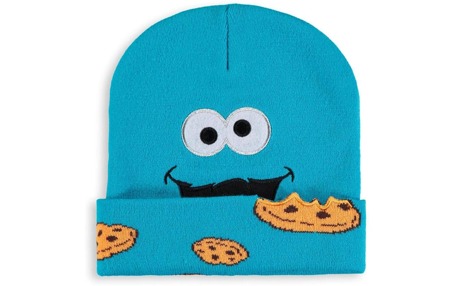 Cap Sesamstrasse Beanie Cookie MonsterSesamstrasse Beanie Cookie Monster Kappe