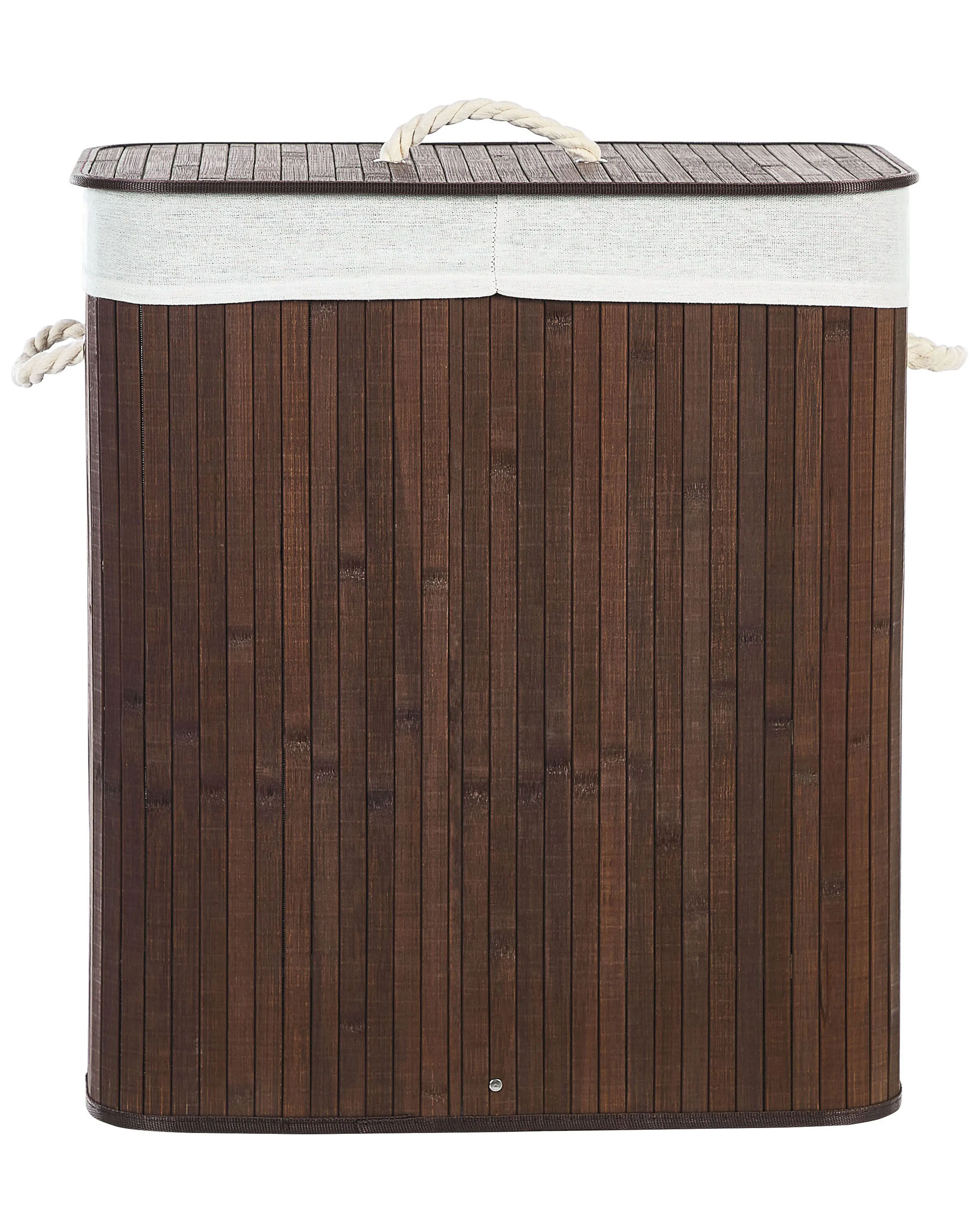 Mand KANDY Bamboehout Donkerbruin 72 L