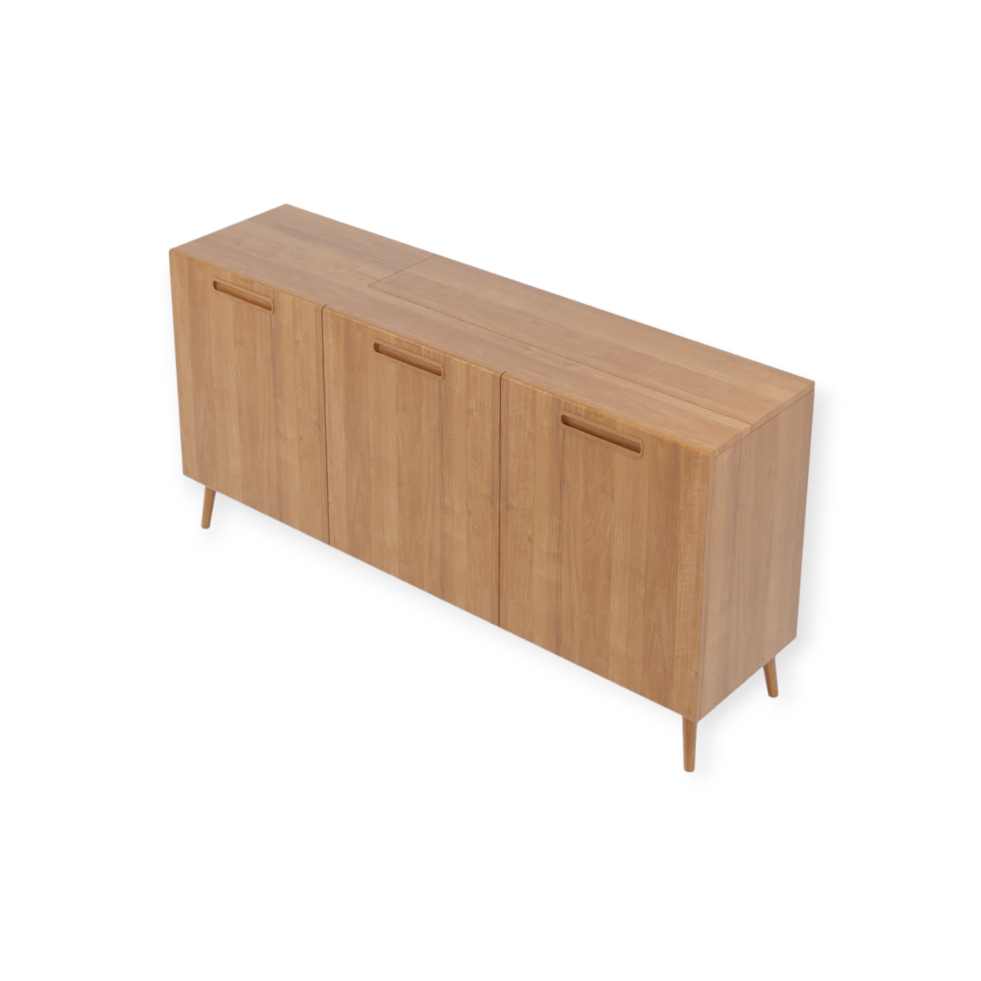 TV lift meubel Scandinavian 43 inch 3 deurs