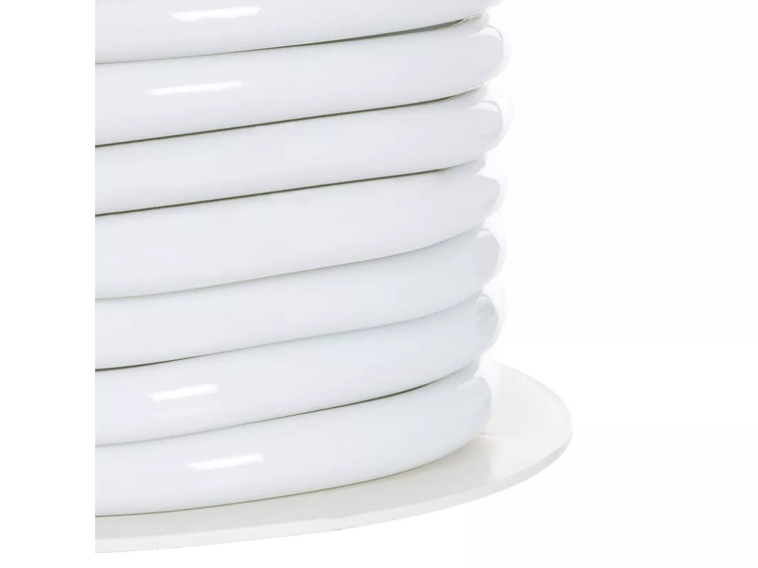 Bobine Néon LED Flexible 360º Rond Dimmable 220V AC 120LED/m IP67 Blanc Neutre 50 Mètres sur Mesure Coupe Tous les 100cm Blanc neutre