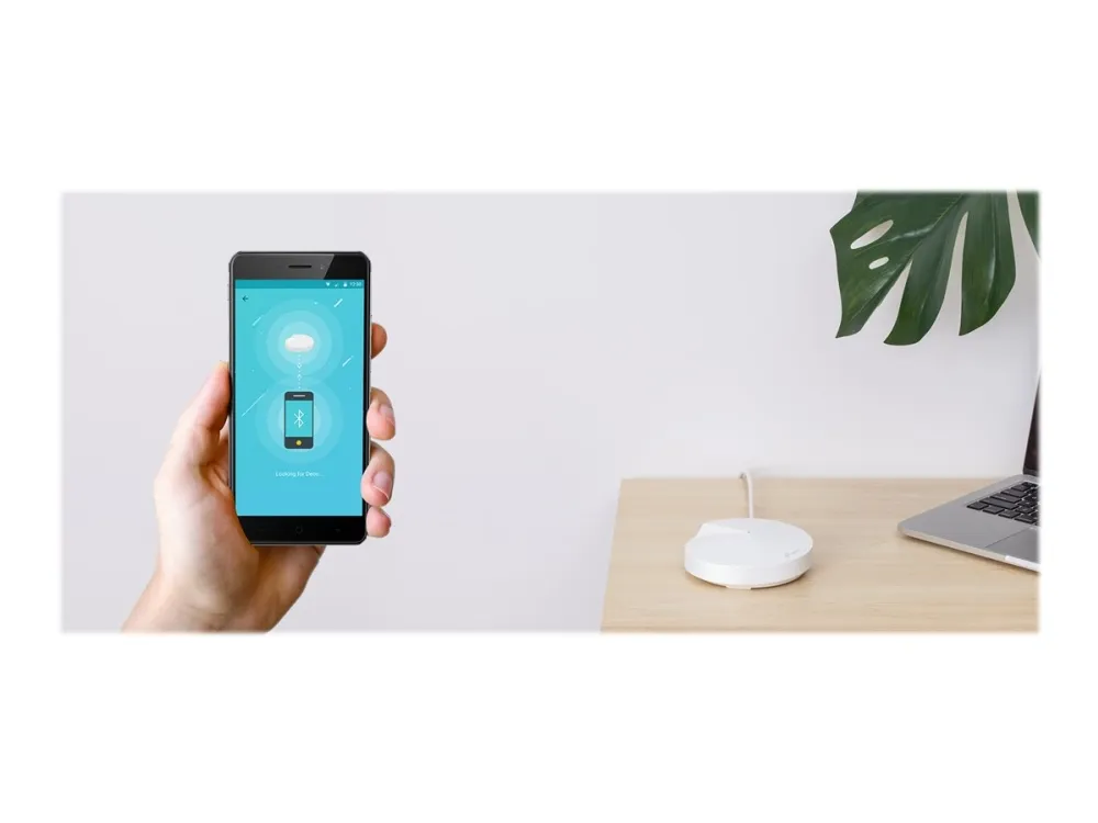 TP-Link Deco M9 Plus - Trådløs router - mesh - GigE, ZigBee - WAN-porte: 2 - 802.11a/b/g/n/ac, Bluetooth 4.2, ZigBee Home Automation 1.2 - Tri-Band
