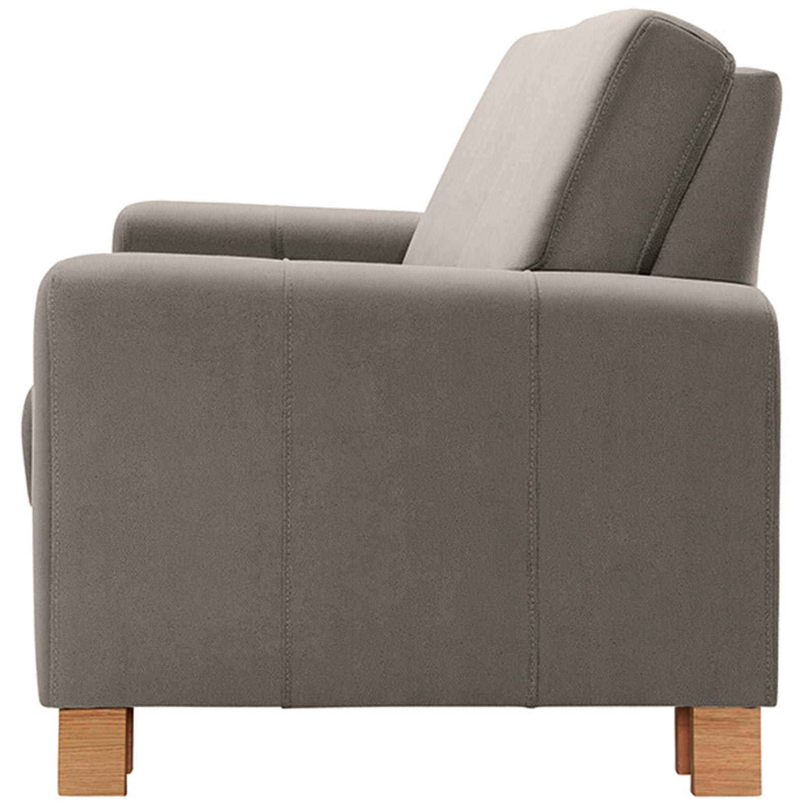 polsterpower 3-Sitzer-Sofa - Holiday alu - Basismodell