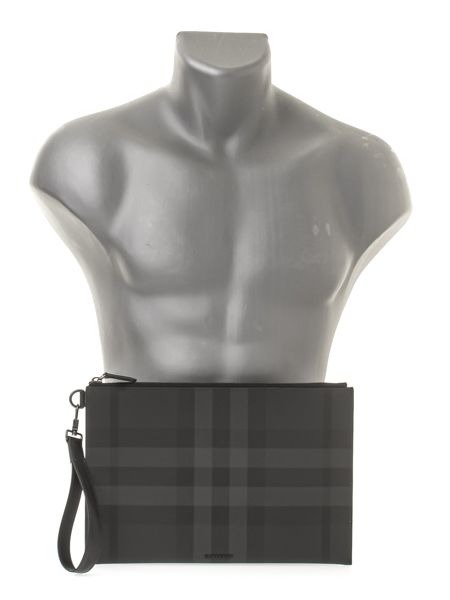 Burberry Check Zip Pouch