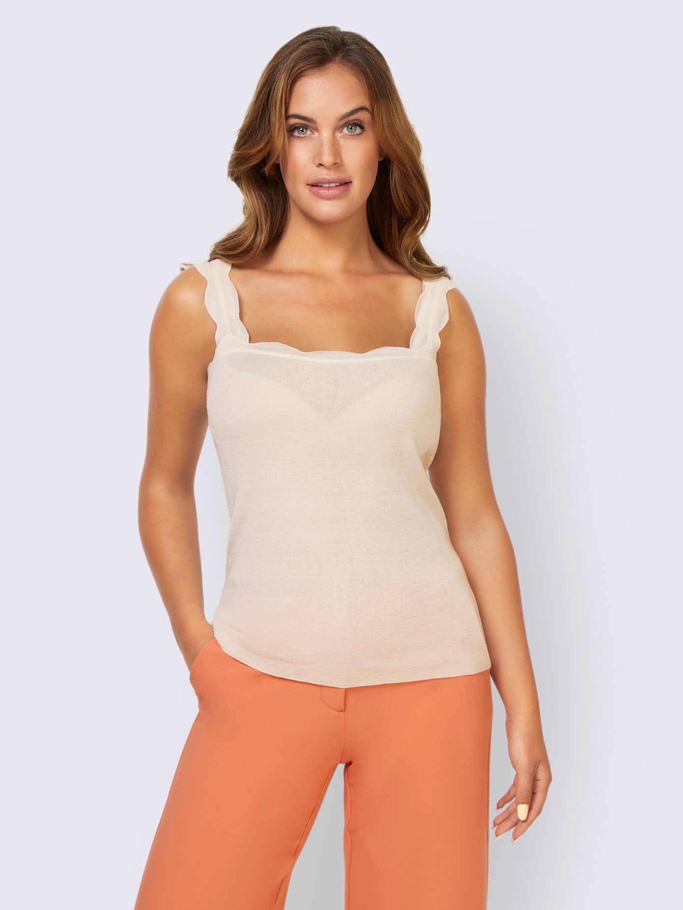 Débardeur en tricot 30% soie