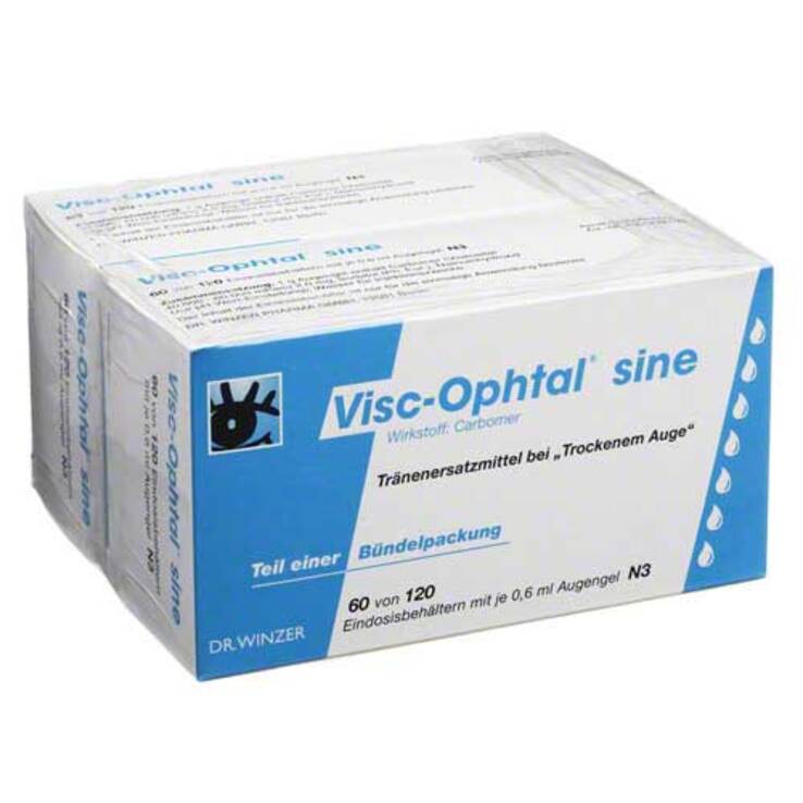 Visc Ophtal sine Augengel, 120X0.6 ml