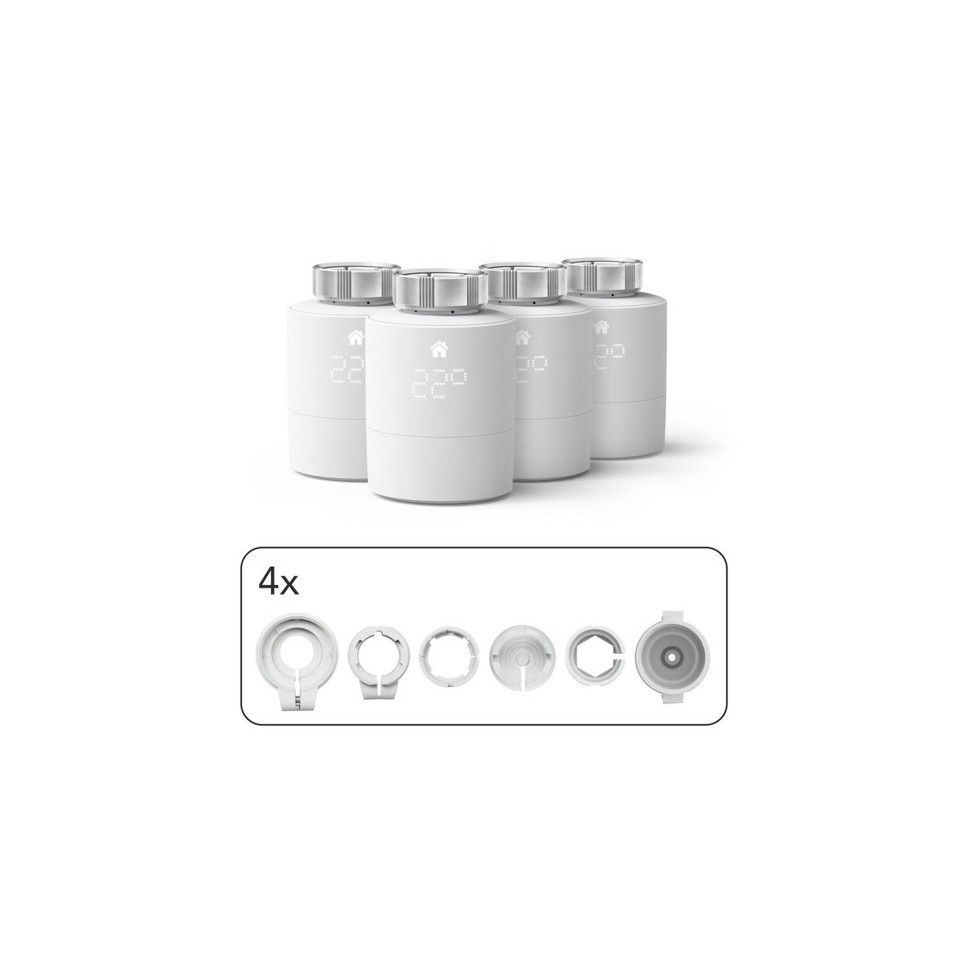 Tado - Smart Radiator Thermostat Starter Kit & 4 Thermostats - Bundle