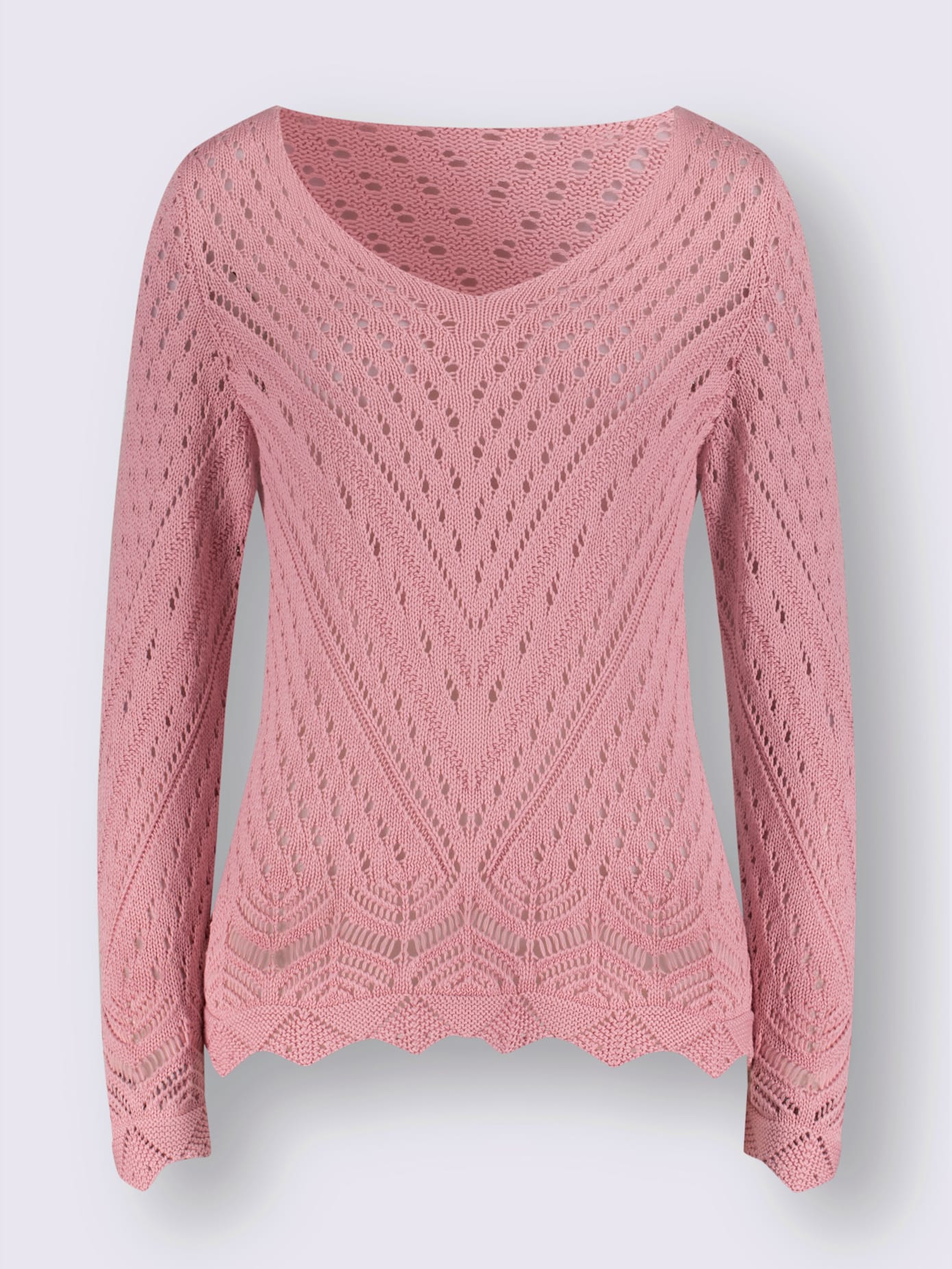 Pull tricot ajouré
