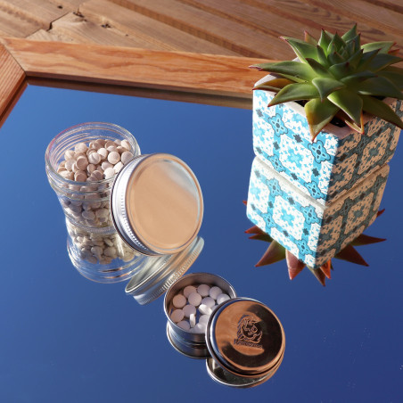 Lamazuna Pot de rangement en verre