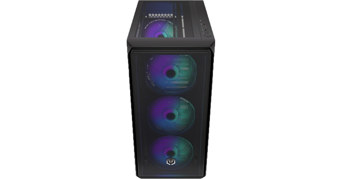 ENDORFYArx 500 ARGB big tower behuizing  (Zwart | 2x USB-A | 1x USB-C | RGB | Window)