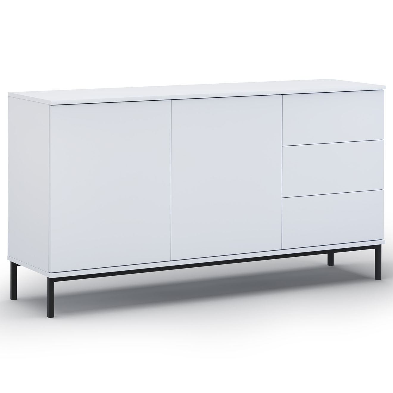 Cosmopolitan Design Commode Query blanche - 150x41x80 cm