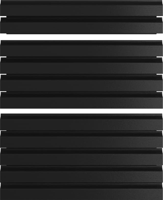 Epoq Lamella skuffepanel til køkken 80x31 (sort eg)