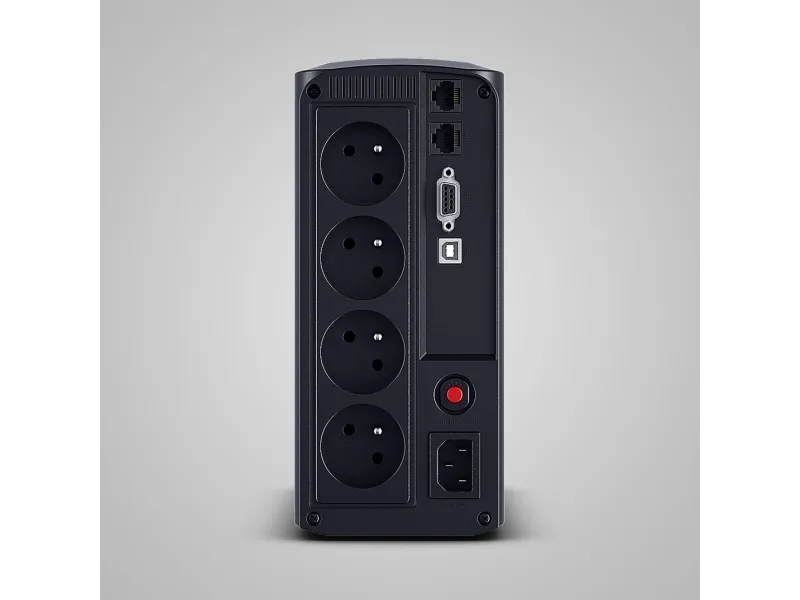 CyberPower Value Pro VP1000ELCD-FR - UPS - AC 230 V - 550 Watt - 1000 VA - 1-faset - RS-232, USB - output-stikforbindelser: 4 - sort