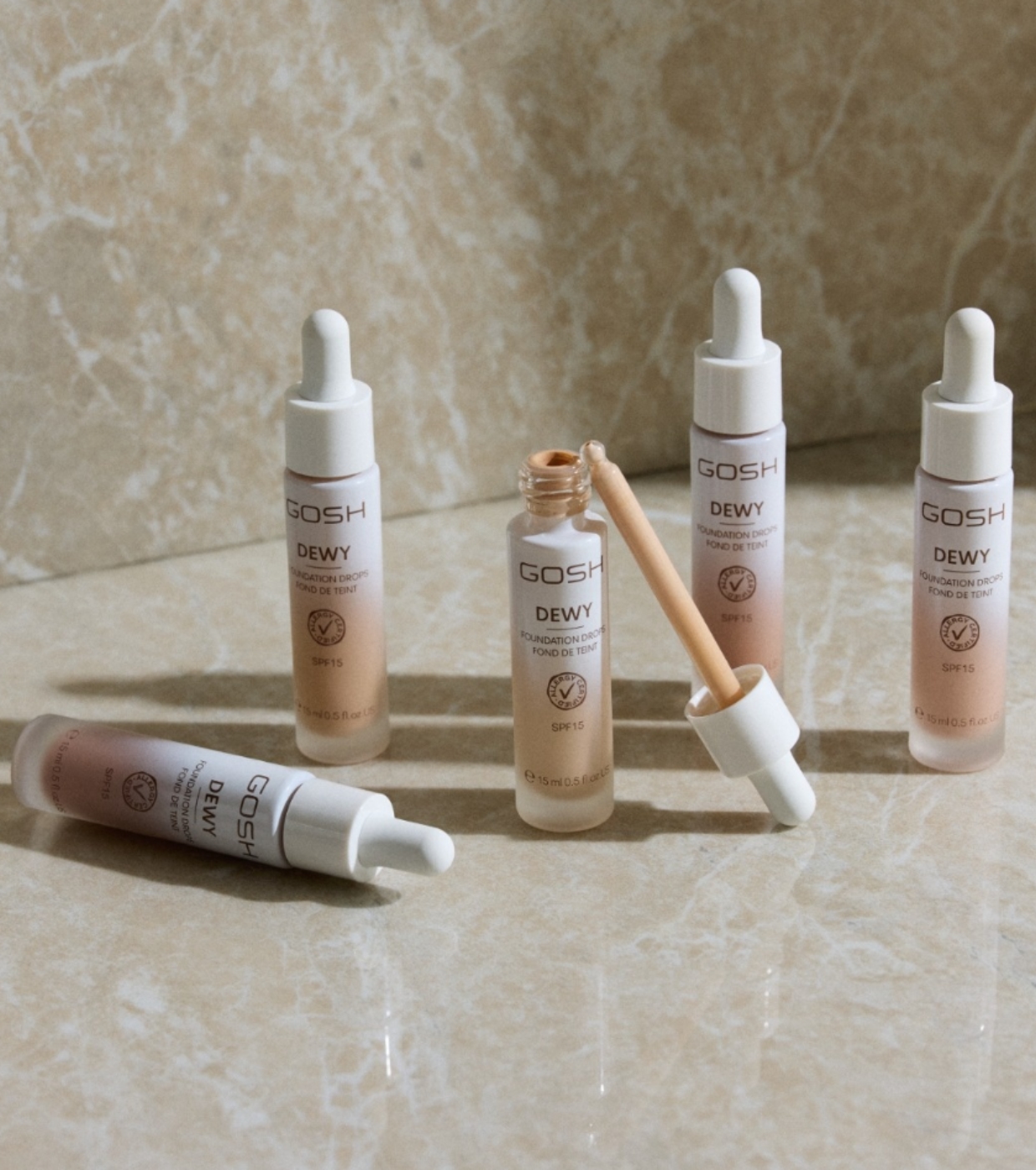 Gosh - Base Dewy Foundation Drops - 006: Medium