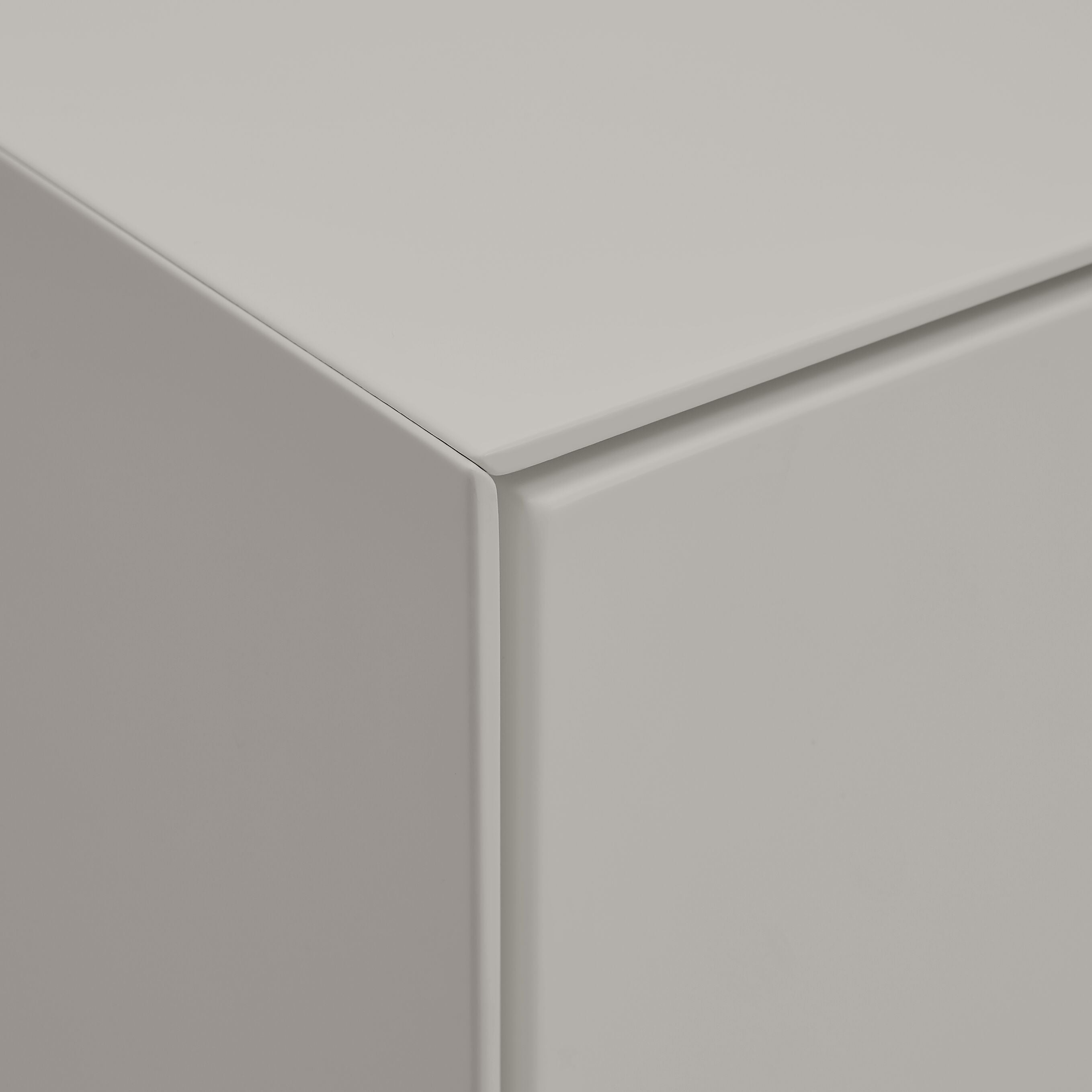 LUX Kommode - Taupe / B: 120.0 cm x T: 46.0 cm x H: 74.5 cm
