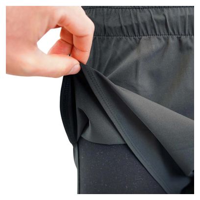 Short Femme Raidlight R-Light 2 en 1 Noir