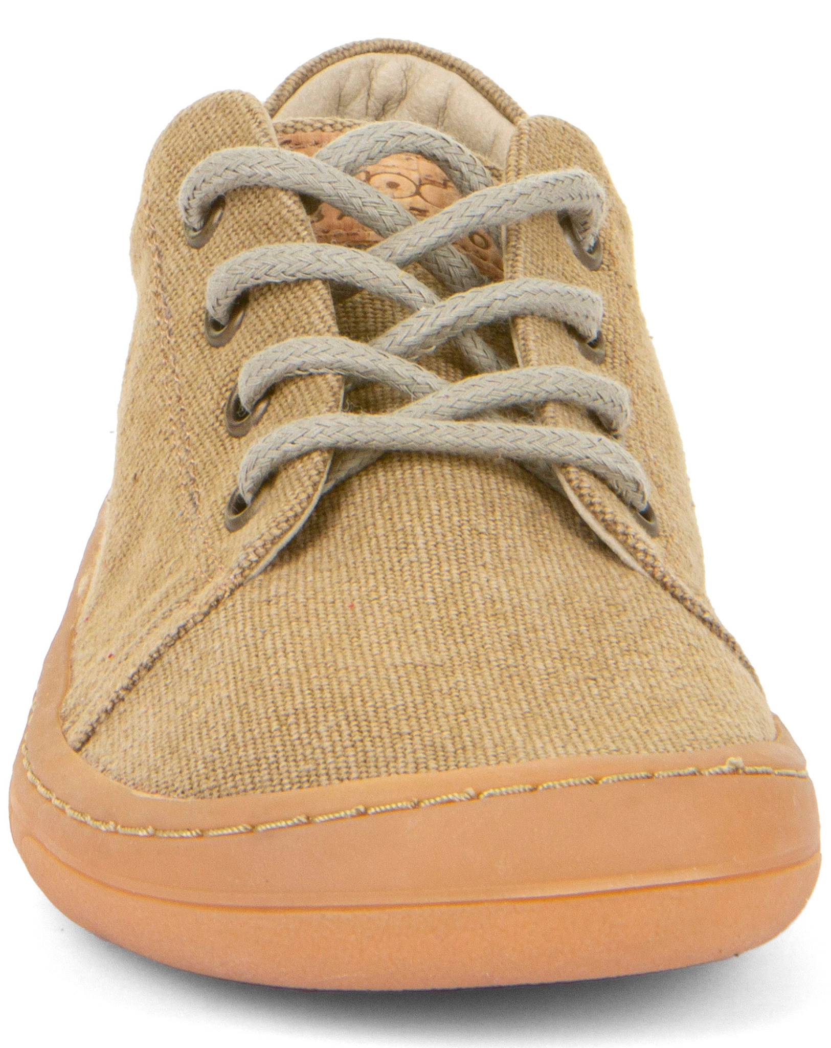 Halbschuhe BAREFOOT VEGAN LACES in beige