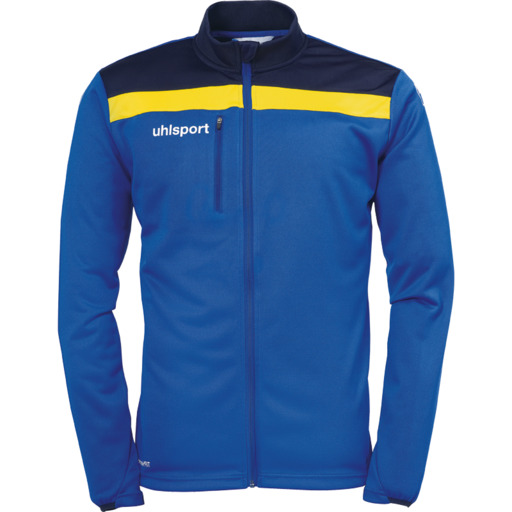 Jaqueta Offense 23 Poly Azur/azul marinho/lima Ama Uhlsport