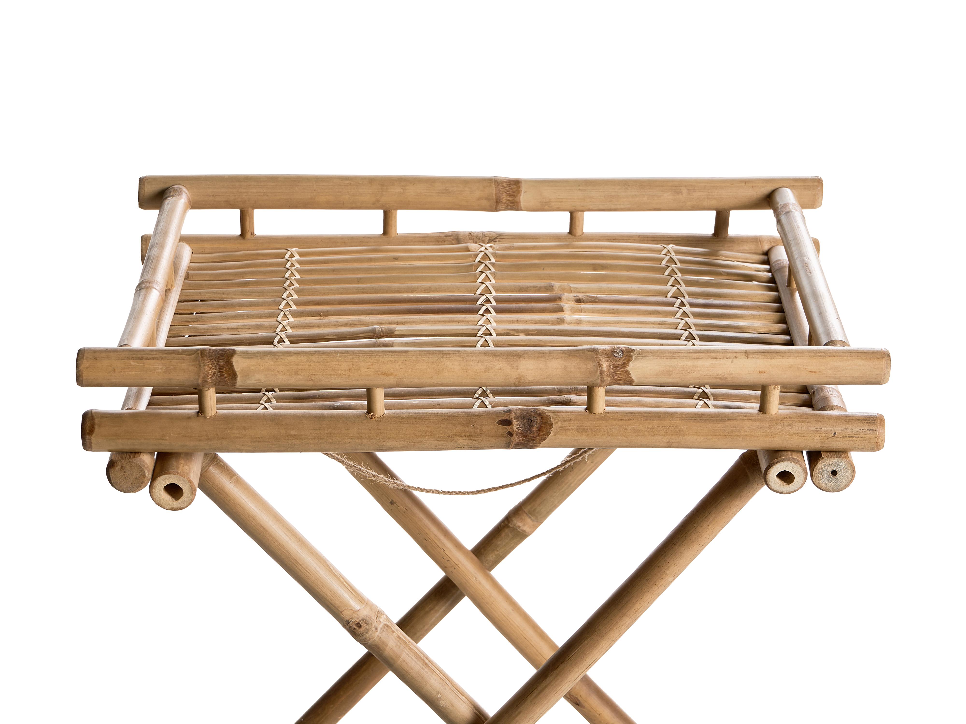 Bijzettafel bamboe natuurlijk MISICUNI