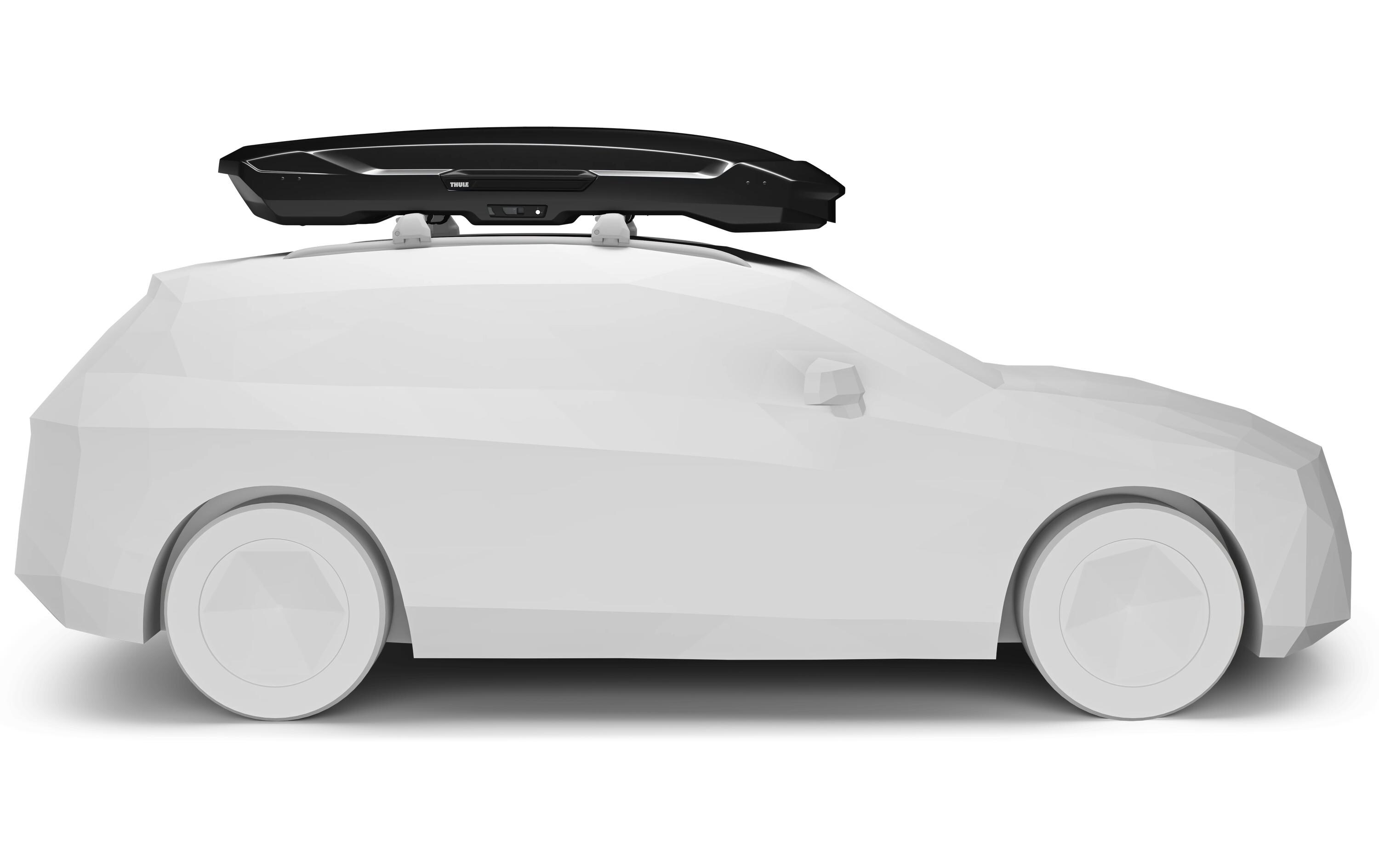 Dachbox Motion 3 XXL Low Schwarz glanz<br>Gepäckbox