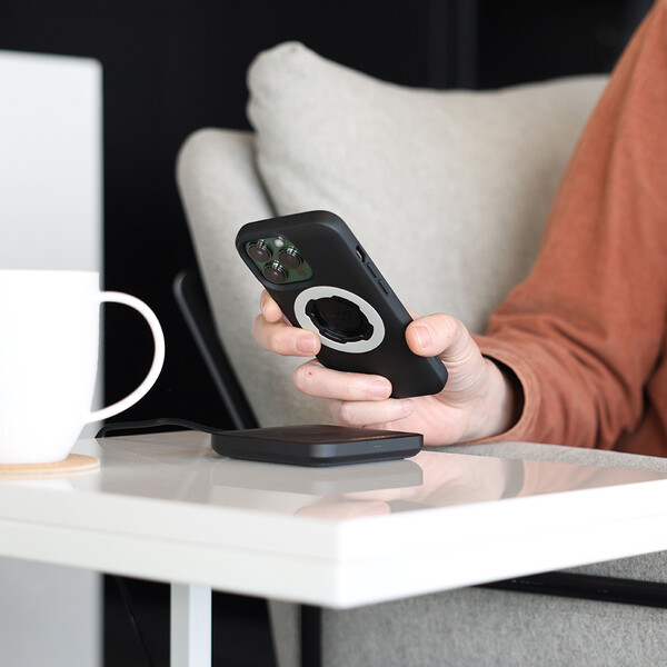 Quad Lock - Support bureau Wireless Charging Pad Noir
