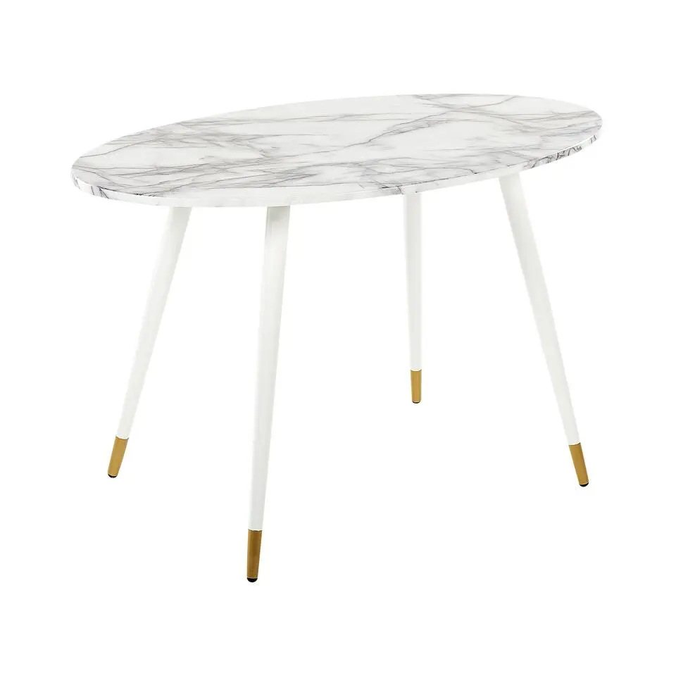 GUTIERE - Eettafel - Wit - MDF