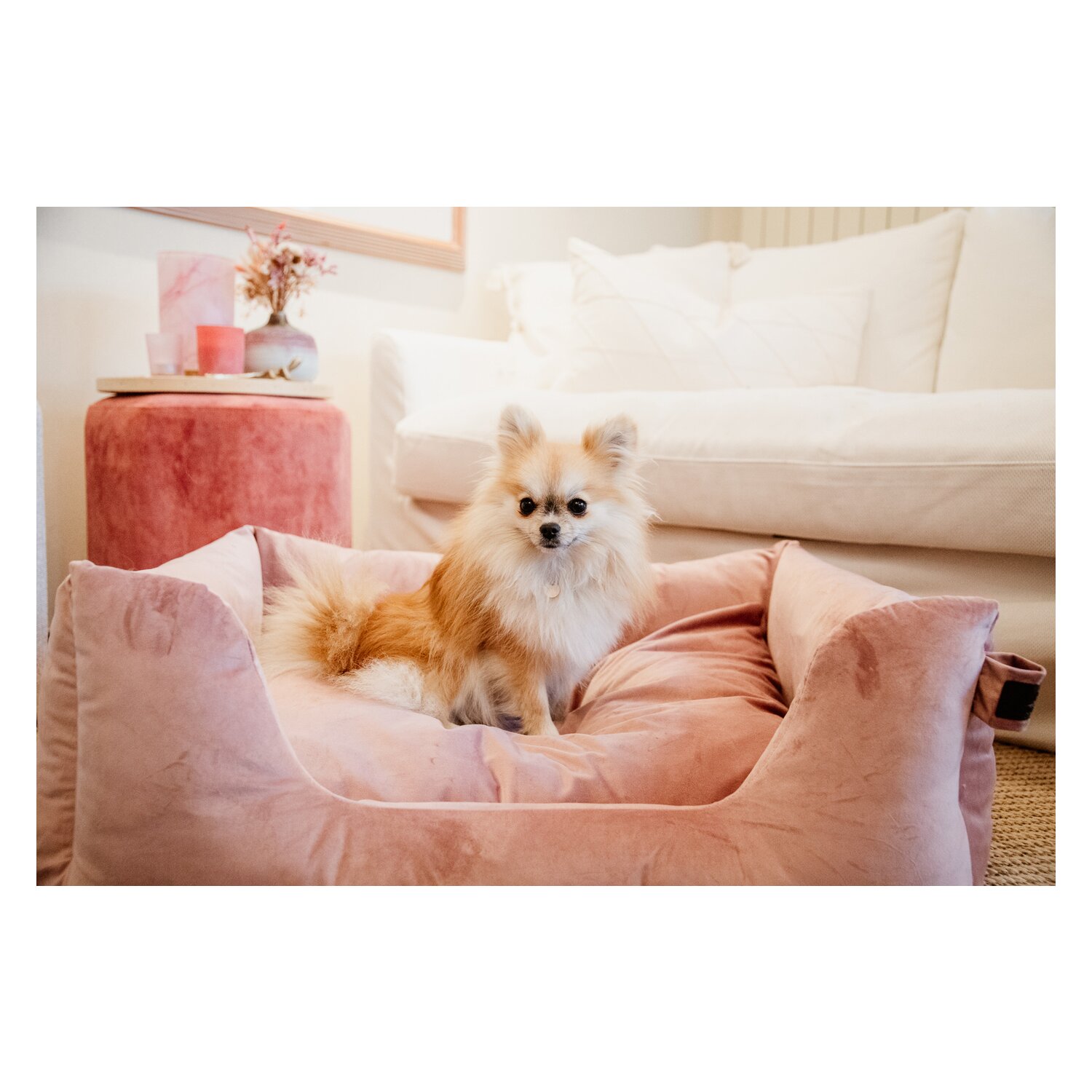 KENTUCKY DOGWEAR Hundebett Velvet  - old rose